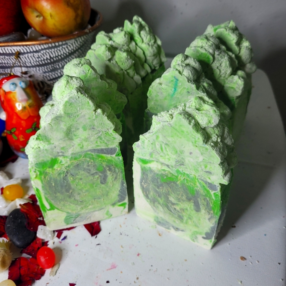 2 patchouli scented with loofah soap bars - Picture 14 of 16